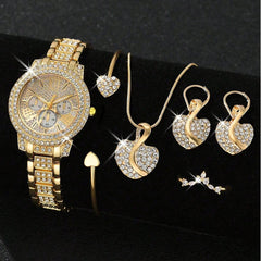 Casual Ladies Watches & Jewelry Set 