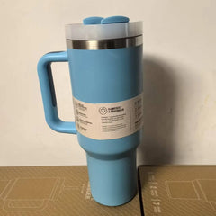 New H2.0 Thermos Cup Silicone Boot for Stanleys 30/40 oz Tumbler with Handle Lid Straw Stainless Steel Vacuum