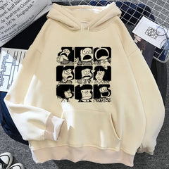 Mafalda Hoodie Graphic Patterned Funny Youthful Teen Tracksuits Athleisure Harajuku Autumn and Winter Women Men Hoodie Pullover