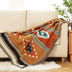 Bohemian Throw Blanket For Beds Outdoor Camping Blanket Sofa Cover Indian Sofa Towel Bed Cover Rug Tablecloth Living Room Decor