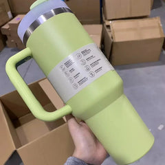 New H2.0 Thermos Cup Silicone Boot for Stanleys 30/40 oz Tumbler with Handle Lid Straw Stainless Steel Vacuum