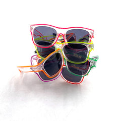 1Pcs Light Up LED Glasses with Dark Lens Neon EL Wire Glow Glasses Glow in The Dark Glow Favors Supplies for Kids Adults