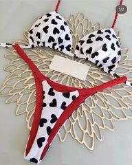 Holiday Swimsuit Two-piece Set