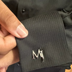 Customized First Letter Cufflinks, Groomsmen Gifts, Groom's Wedding Cufflinks, Wedding Gifts, Men's Cufflinks Gifts