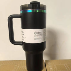New H2.0 Thermos Cup Silicone Boot for Stanleys 30/40 oz Tumbler with Handle Lid Straw Stainless Steel Vacuum