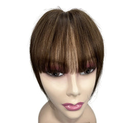 Body Wavy Brazilian Human Hair Toppers 25cm Clip In Hairpieces Extensions Increase Hair Volume for Women Mild Light Brown Remy