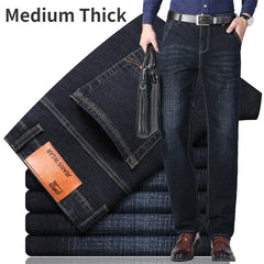Men's Elastic Cotton Jeans