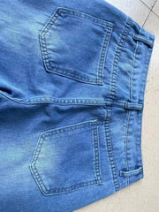 Denim Pant Women Mom Jeans Wide Leg Long Pants High Waist Straight Trousers Y2k Streetwear Elegant Splice Club Punk Casual