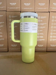 New H2.0 Thermos Cup Silicone Boot for Stanleys 30/40 oz Tumbler with Handle Lid Straw Stainless Steel Vacuum