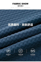 New style ice silk jacquard polo shirt short sleeve summer men's t-shirt casual business fashion stand collar t-shirt men