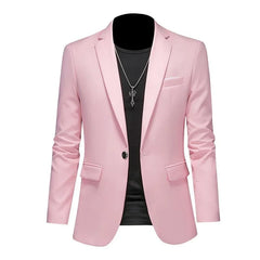 Men's Solid Color High-end Blazer