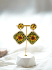 Trendy Fashion Delicate Unique Multi Colors Shapes Halloween Ghost Flower Polymer Clay Earrings Holiday Women's Accessories Gift