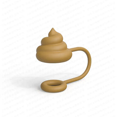 Silicone anti overflow creative toilet, suitable for Stanley cups, , outdoor ice cream cup accessories, good for going out