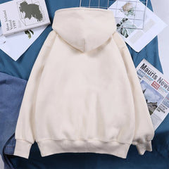 Flowers And Butterflies Hoodie Women Plants Prints Sweatshirt Fleece Warm Pocket Loose Pullover Street Comfortable Woman Clothes