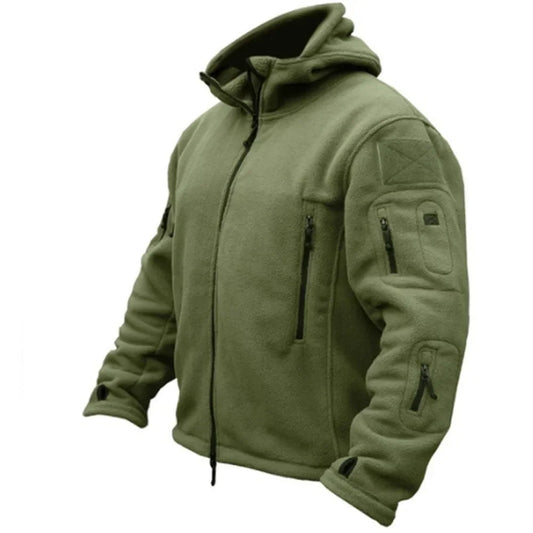 Men's outdoor warm fleece jacket