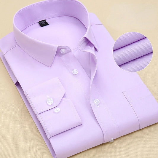 Pure Color Long Sleeve Shirt