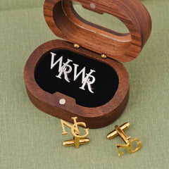Customized First Letter Cufflinks, Groomsmen Gifts, Groom's Wedding Cufflinks, Wedding Gifts, Men's Cufflinks Gifts