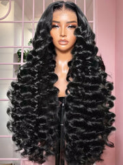 250 Density Loose Wave HD 13x6 Lace Front Human Hair Wigs 30 40 Inch Black Wig Deep Wave 13x4 HD Lace Frontal Wig Brazilian