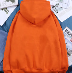 Flowers And Butterflies Hoodie Women Plants Prints Sweatshirt Fleece Warm Pocket Loose Pullover Street Comfortable Woman Clothes