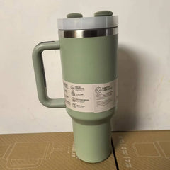New H2.0 Thermos Cup Silicone Boot for Stanleys 30/40 oz Tumbler with Handle Lid Straw Stainless Steel Vacuum