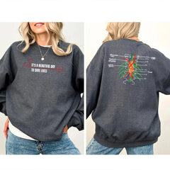 Grey's Anatomy Sweatshirt It Is A Beautiful Day To Save Lives Shirt TV Series Design Apparel Streetwear Women Sweatshirts