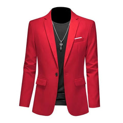 Men's Solid Color High-end Blazer