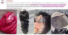 Princess Hair 13x6 Body Wave Lace Front Wigs Pre Plucked HD Transparent Frontal Wigs Human Hair Lace Front Wigs for Women