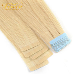 Doreen Brazilian Machine Remy Tape In Human Hair Extensions 16 to 24 Inch 20 Pcs 50g/Pack Silky Straight PU Seamless Skin Weft