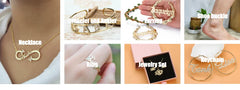 Popular jewelry Custom Necklaces Personalized Name Necklaces Jewelry with Box Chain Letter Choker Necklaces with Name for Women