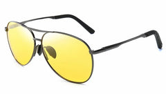 Metail Frame Polarized Sunglasses