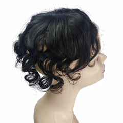 Body Wavy Brazilian Human Hair Toppers 25cm Clip In Hairpieces Extensions Increase Hair Volume for Women Mild Light Brown Remy