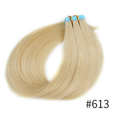 Doreen Brazilian Machine Remy Tape In Human Hair Extensions 16 to 24 Inch 20 Pcs 50g/Pack Silky Straight PU Seamless Skin Weft