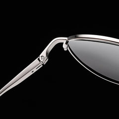 Metail Frame Polarized Sunglasses
