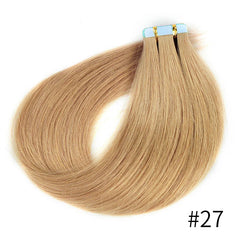 Doreen Brazilian Machine Remy Tape In Human Hair Extensions 16 to 24 Inch 20 Pcs 50g/Pack Silky Straight PU Seamless Skin Weft