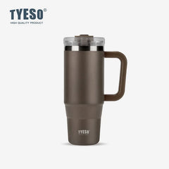 Taishuo Giant Vacuum Cup Cup with Straw Large Capacity Office Cup 2025 New Arrival Vacuum Cup Large Ice Cup