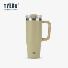 Taishuo Giant Vacuum Cup Cup with Straw Large Capacity Office Cup 2025 New Arrival Vacuum Cup Large Ice Cup