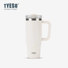 Taishuo Giant Vacuum Cup Cup with Straw Large Capacity Office Cup 2025 New Arrival Vacuum Cup Large Ice Cup