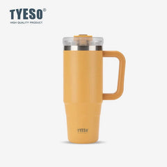 Taishuo Giant Vacuum Cup Cup with Straw Large Capacity Office Cup 2025 New Arrival Vacuum Cup Large Ice Cup