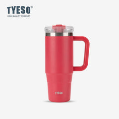 Taishuo Giant Vacuum Cup Cup with Straw Large Capacity Office Cup 2025 New Arrival Vacuum Cup Large Ice Cup