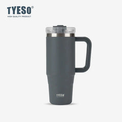 Taishuo Giant Vacuum Cup Cup with Straw Large Capacity Office Cup 2025 New Arrival Vacuum Cup Large Ice Cup