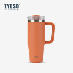 Taishuo Giant Vacuum Cup Cup with Straw Large Capacity Office Cup 2025 New Arrival Vacuum Cup Large Ice Cup