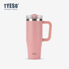 Taishuo Giant Vacuum Cup Cup with Straw Large Capacity Office Cup 2025 New Arrival Vacuum Cup Large Ice Cup