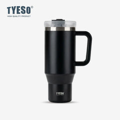 Taishuo Giant Vacuum Cup Cup with Straw Large Capacity Office Cup 2025 New Arrival Vacuum Cup Large Ice Cup