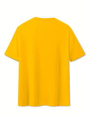 Men's Summer 100% Cotton Fashionable Casual Loose Large Size FAITH HOPE LOVE Printed Sports Round Neck Short Sleeve T-shirt Top