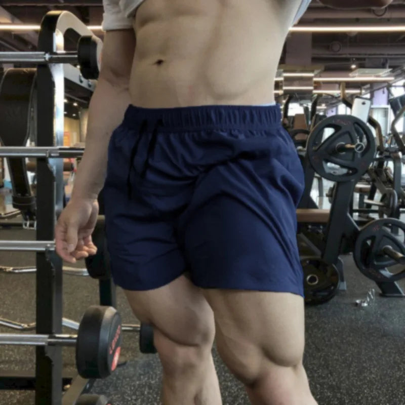 Solid Casual Quick Dry Sports Shorts