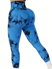 Women's Tie-Dye Seamless Leggings