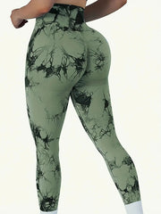 Women's Tie-Dye Seamless Leggings