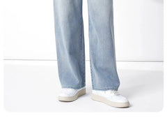 Maternity New Jeans Spring and Summer No Toddler Maternity Pants Straight Wide-Leg Pants Large Size Casual Pants Women's Jeans