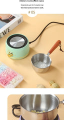 2025 New DIY Tool Wax Bottle Sugar Butter Melting Pot Heating Furnace Insulation Hot Milk Stainless Steel Mini Melting Wax Pot
