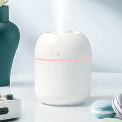 Home Fragrances USB Humidifier Oil Diffuser Portable Simple With Light Aroma Cool Mist Lovely Power-off Protection Romantic